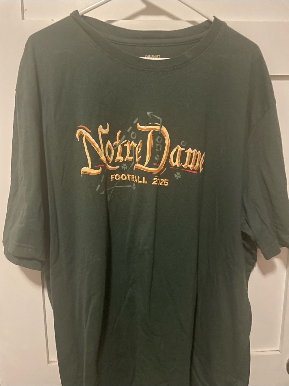 Notre Dame Football Dark Green Graphic Tee